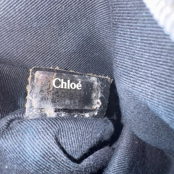 Chloe Patsy Leather Studded Logo Red Tote COA - Picture 9 of 16